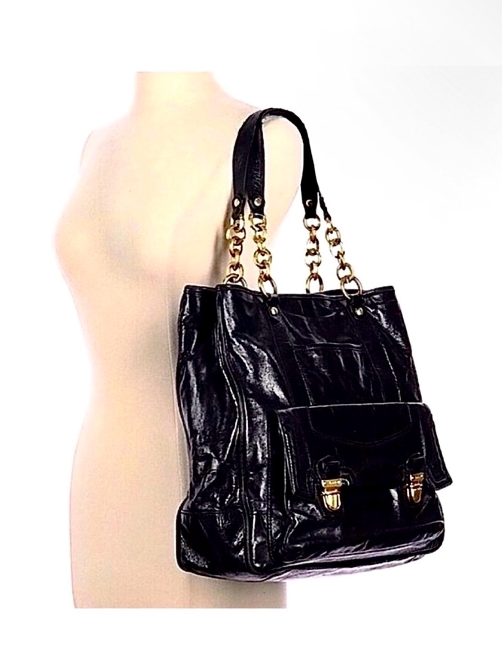 Coach Poppy 17924 Camelia Pushlock Leather